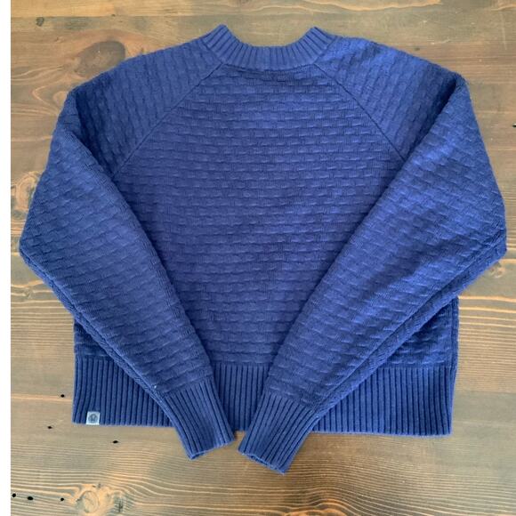 Lululemon Texture Play Crew Sweater Cadet Blue xs/s - Picture 5 of 10